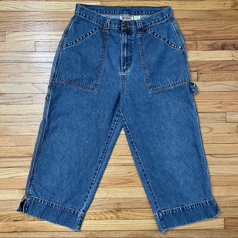 Vintage Bill Bass Wide Leg Capri Painters Jeans